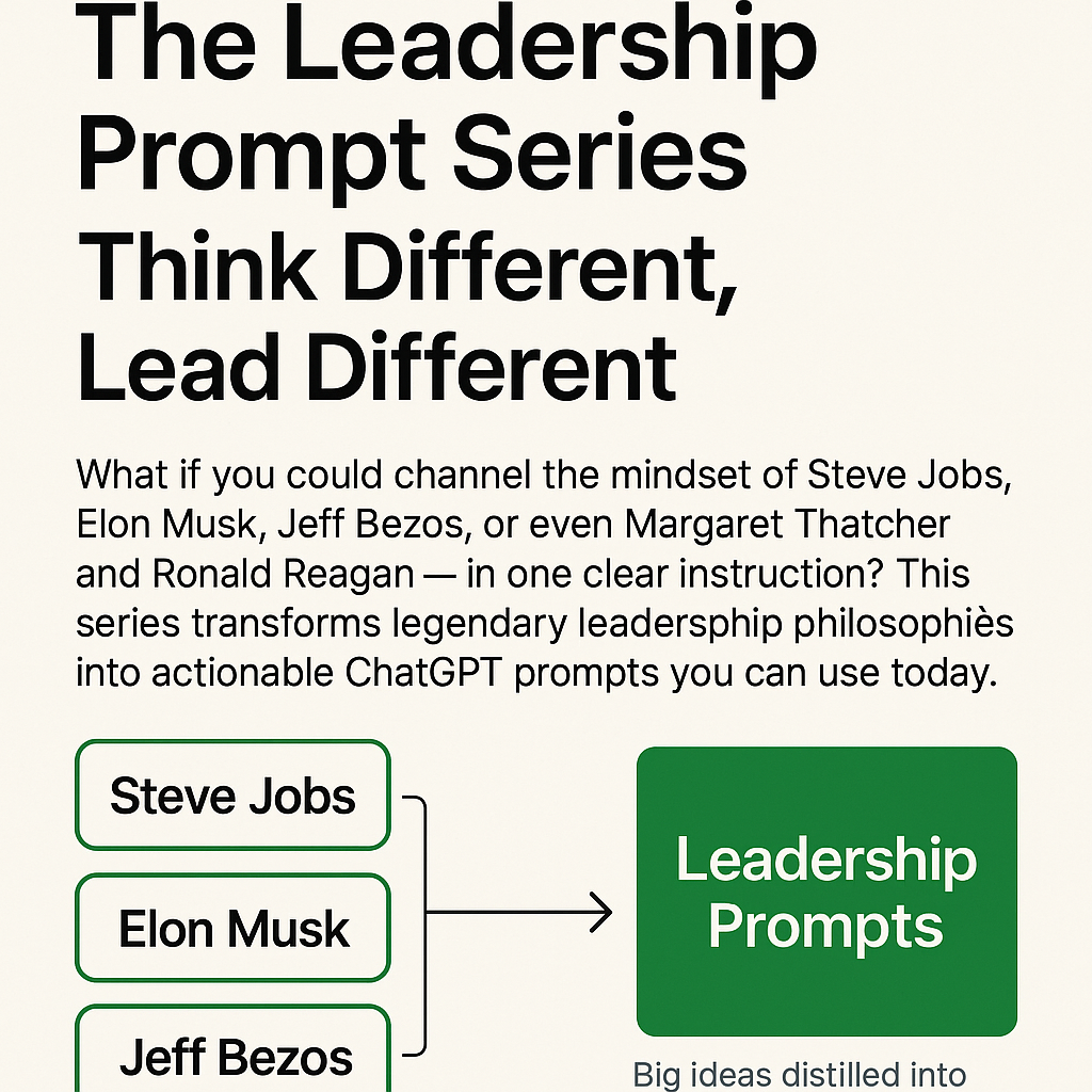 The Leadership Prompt Series: Think Different, Lead Different